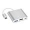 Adapter TYPE C+HDMI+USB3.0 na TYPE C (MS).