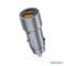 Auto punjac Pluginn PI-40, PD 20W, QC 3.0 18W, sa lightning kablom sivi.