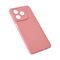 Silikonska futrola Teracell Giulietta - Huawei Honor X5c Plus mat tamno roze.
