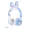 Bluetooth slusalice Bunny plave.