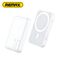 Univerzalna Back Up Baterija prenosiva baterija Magsafe REMAX Usion Series RPP-65 PD 20W + QC 15W Fast Charging 10000mAh beli.