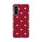 Silikonska futrola PRINT Skin - Samsung A566 Galaxy A56 5G Burgundy Hearts.