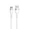 USB data kabl Moxom MX-CB184 silicone micro 3A 1m beli (MS).