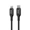 USB data kabl Superior SU-K105 Cink 27W 3A Type C na Lightning 1m crni (MS).