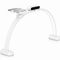 Stona LED lampa Half moon bela.